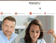 Tablet Screenshot of anacours.com